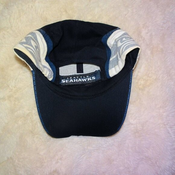 NFL Seatle Seahawks Blue Adjustable Baseball Hat Cap O/S - Picture 5 of 7